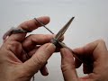 Deppensicher Stricken lernen * Schal aus Pomponwolle * Maschenanschlag, kraus rechts, abketten