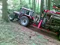 Forstarbeit mit Holzwagen PATU 8HD