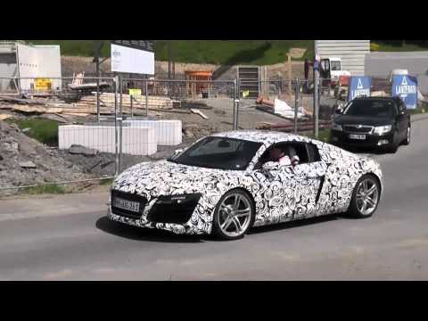 worldcarfans - A prototype for the facelifted Audi R8 has come out to play one more time while we continue to wait for the German auto maker to release official details. Re...