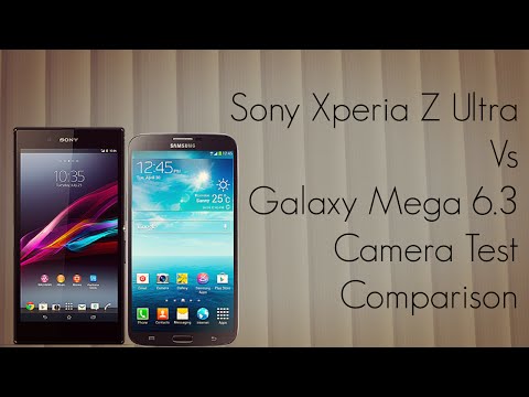 Sony Xperia Z Ultra Vs Galaxy Mega 6.3 Camera Test Comparison - Video Recording