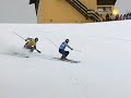 Ruotsalainen Crashes at Finish