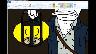 Hello Darkness, my old friend - drawing in MS Paint timelapse