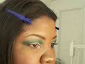 White green and black eyeshadow tutorial White green and black eyeshadow tutorial