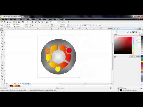 how to draw ubuntu logo