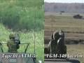 Japan Type 01 LMAT （ATM-5） VS U.S. FGM-148 Javelin ATGM Missile launch blast Comparison