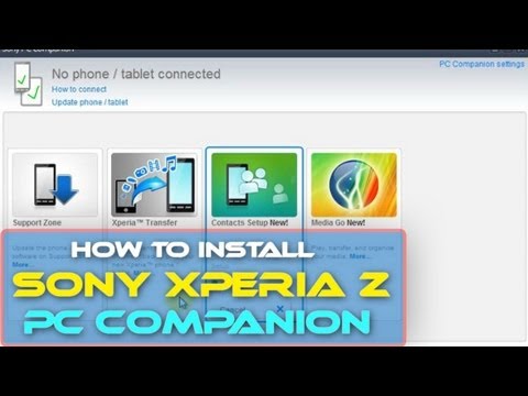 how to connect sony xperia j with laptop