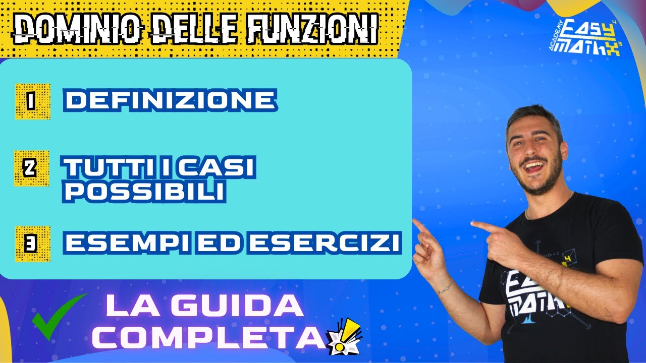 🚀 DOMINIO DI UNA FUNZIONE! 💪😉 COS'É E COME TROVARLO... FACILISSIMO!