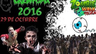 VIDEO: Zombie Walk Toluca 2016 ! Marcha Zombie 2016 Toluca