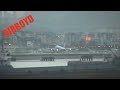 China Airlines Airbus Landing Hong Kong Kai Tak Airport 1998 香港启德机场