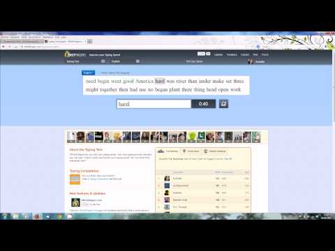 how to typing speed test