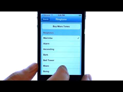 how to change ringtone on iphone