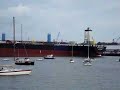 Stapellauf eines Tankers Stapellauf eines Tankers