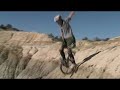 sandstone unicycling.  some extreme downhill and terrain segments as well as some new features of my backyard trials course,all on a unicycle.  comment and rate.