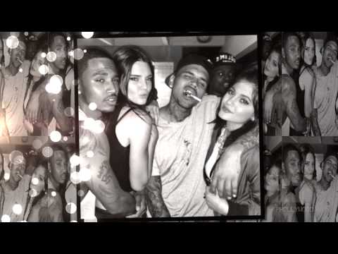 Trey Songz Parties Hard With Chris Brown and the Jenner Sisters