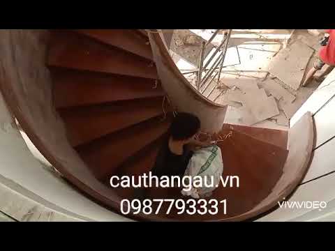 Thi công lan can cầu thang xoắn ốc đẹp tại tòa nhà TSQ -tầng 28 - Mỗ Lao - Hà Đông