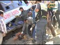 El accidente del bus interprovincial de la empresa 