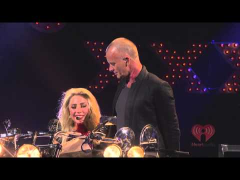 Lady GaGa Live iHeart Radio (Telephone, Paparazzi) [Stand By Me, King of Pain With Sting] HD