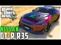 Nissan GT-R R35 RocketBunny v1.2 для GTA 5 видео 16