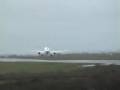 Landing with crosswind.Airbus A310-304 du CFAP à Brest-Bretagne.21/11/08