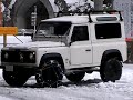 ディフェンダー雪中行軍 in 天川村1 ディフェンダー