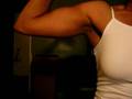 Elli Flexing Biceps