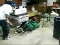 big red falling