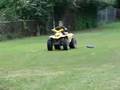four wheeler riding