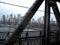New York, Q train to Manhattan, Manhattan Bridge New York, Q train to Manhattan, Manhattan Bridge