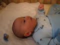 crying at his bunnies 7 weeks