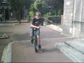 Monocycle a l'église de Comines