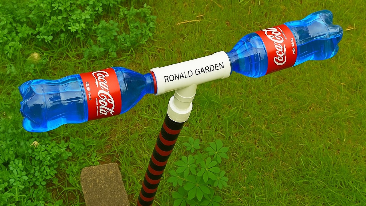 60-year-old plumber's amazing inventions! free water energy source from empty plastic bottles + pvc!