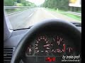 BMW E46 330d on max speed