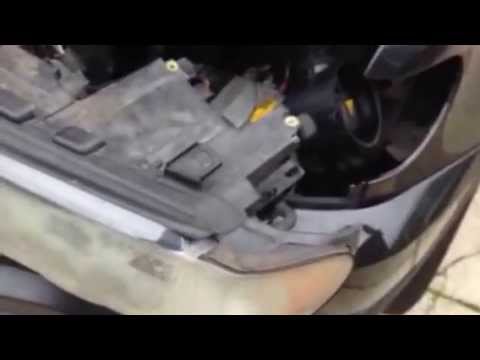 Part 2,  DYI help how to replace the low beam on BMW X5 2002 (please watch part 1 for removal)