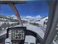 FSX Jet Ranger flying around Megeve
