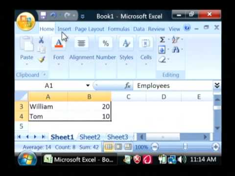 how to define table in excel