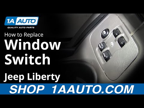 How To Install Replace Drivers Power Window Master Switch Jeep Liberty
