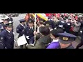 Starting point-Torch Relay in Nagano 長野聖火リレー　スタート地点での騒動