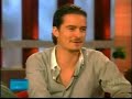 orlando bloom on ellen part 1 orlando bloom on ellen part 1