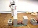 shihan monte breaking a brick