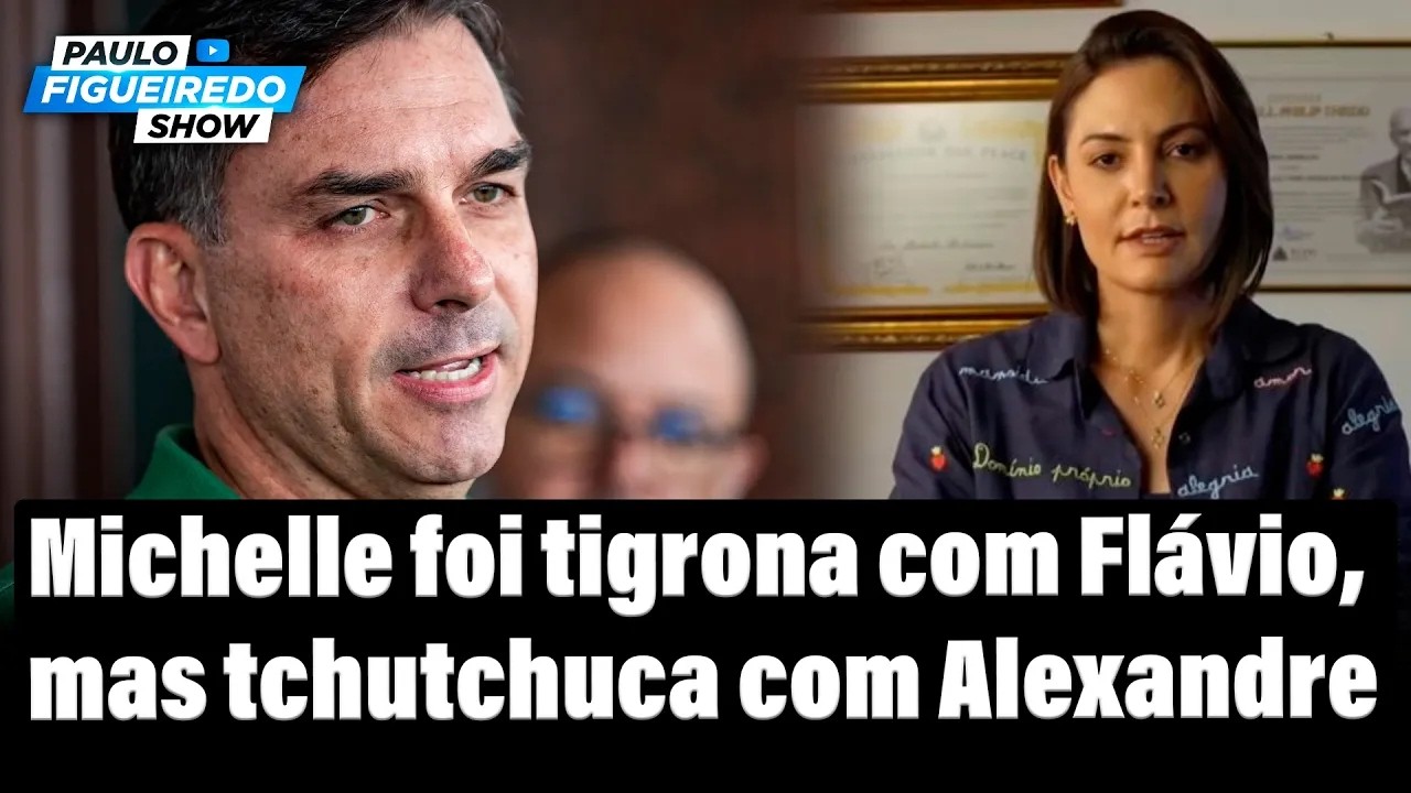 Paulo Figueiredo Responde Michelle Bolsonaro Tigrona com Flávio, Tchutchuca com Alexandre