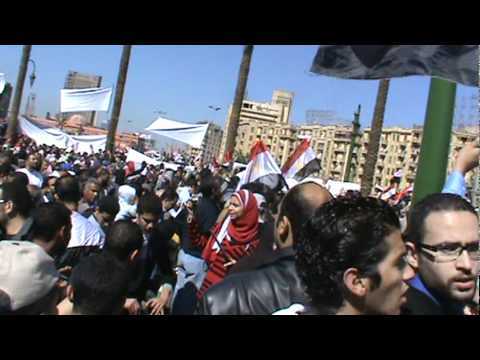 Testigos registraron imágenes de la gran celebraciones en Egipto