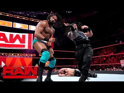 Roman Reigns & Seth Rollins vs. Kevin Owens & Jinder Mahal: Raw, May 21, 2018