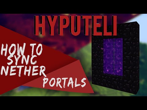 how to sync nether portals