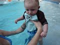 Andrew & Mommy Swimming in Grand Cayman