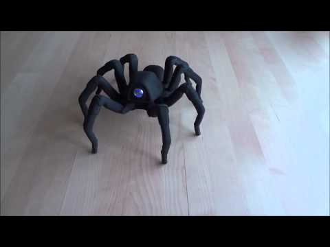 Танцующий паук, напечатанный на 3D принтере