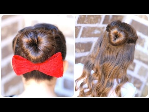 How to Create a Perfect Love Bun | Valentine's Day Heart Hairstyles