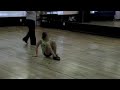 Nadya learns a new tap dance