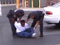 LAPD MAKING ARREST MAN SWALLOWING HIS DRUGS
