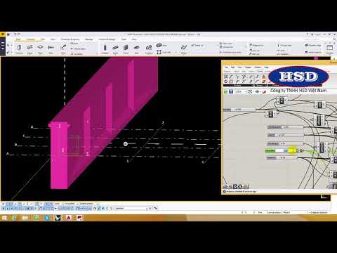 HSDVN hướng dẫn Dựng dầm I trên mô hình Tekla với Grasshopper