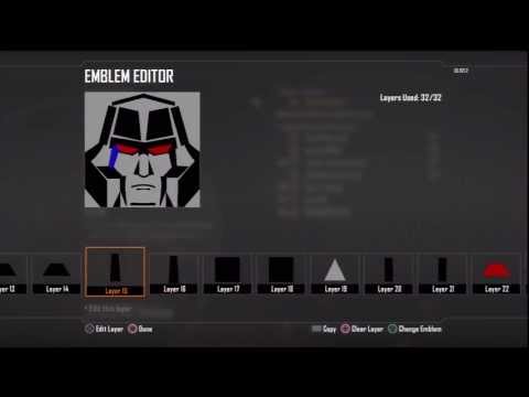 Black Ops 2 Emblem Tutorial: Megatron (Transformers)